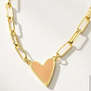 Uncommon James Enamel Heart Necklace